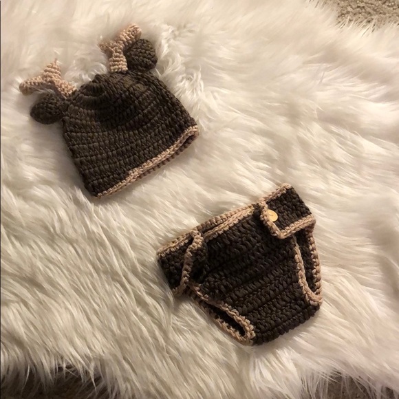 crochet deer outfit